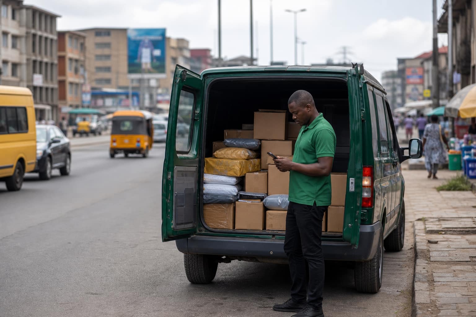 Best and cheapest delivery service in Nigeria — GoodGoods Logistics GoodGoods logistics delivery riders providing last-mile delivery service across Nigeria with order tracking